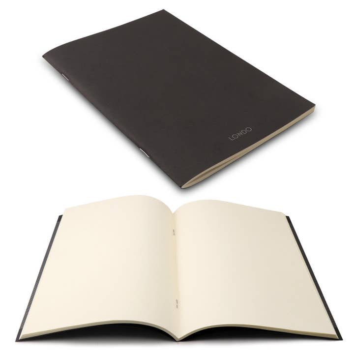 Londo - Wholesale Journal Cover - Londo Personalized Top Grain Leather Portfolio with Notepad (Snap Closure & Lock)78