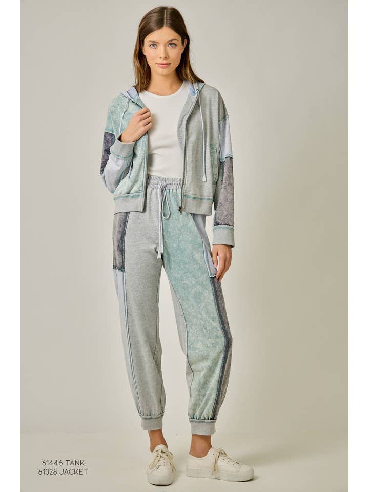 Mystree - Wholesale Pants - Women's - 61539 Color Blocked Track Pants10