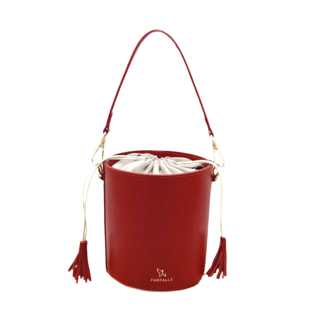 Suie Valentini srl - Wholesale Crossbody Bag - Women's - Genuine leather bucket bag, Made in Italy, art. 11261311