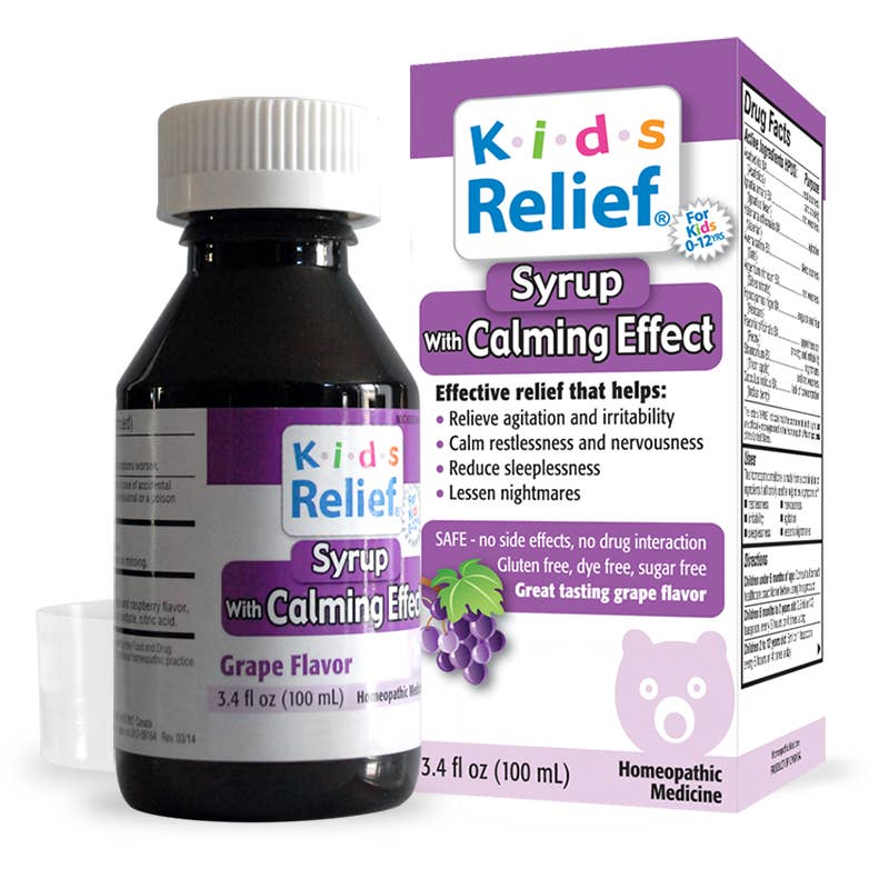 homeolab International Inc - Wholesale Oral Supplement/Vitamin - Kids Relief Calming Effect Syrup for Kids 0-12 Years, 3.4 oz0