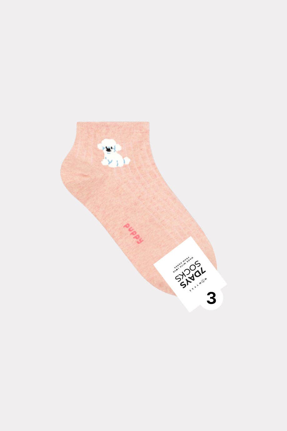 7DAYSSOCKS - Wholesale Socks - Women's - Women's Crew Puppy Friends Socks - Made in Korea2