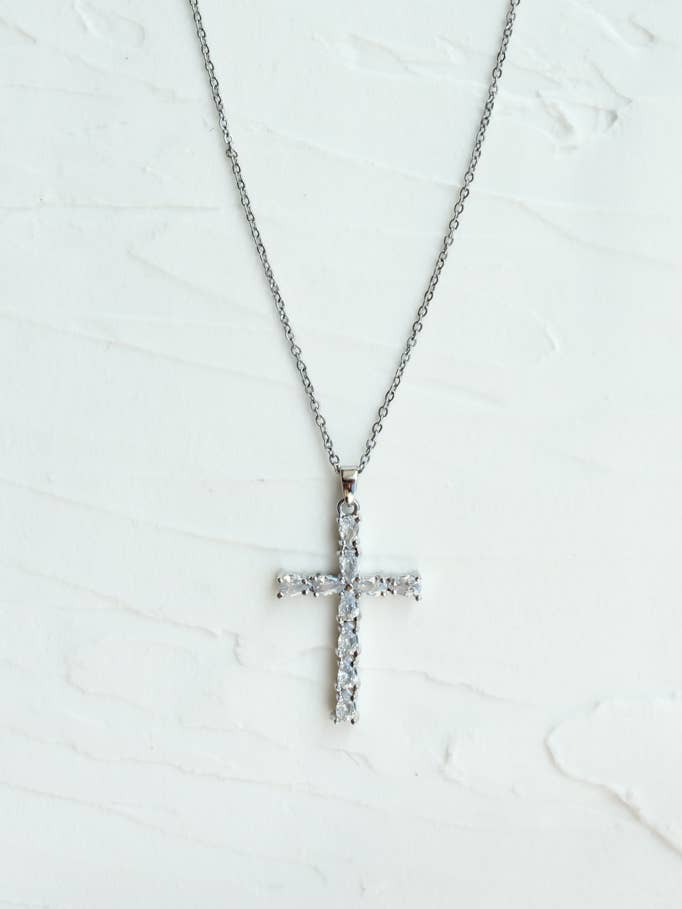 Salvation Necklace - Silver - Made by Survivors for wholesale by Crowned Free