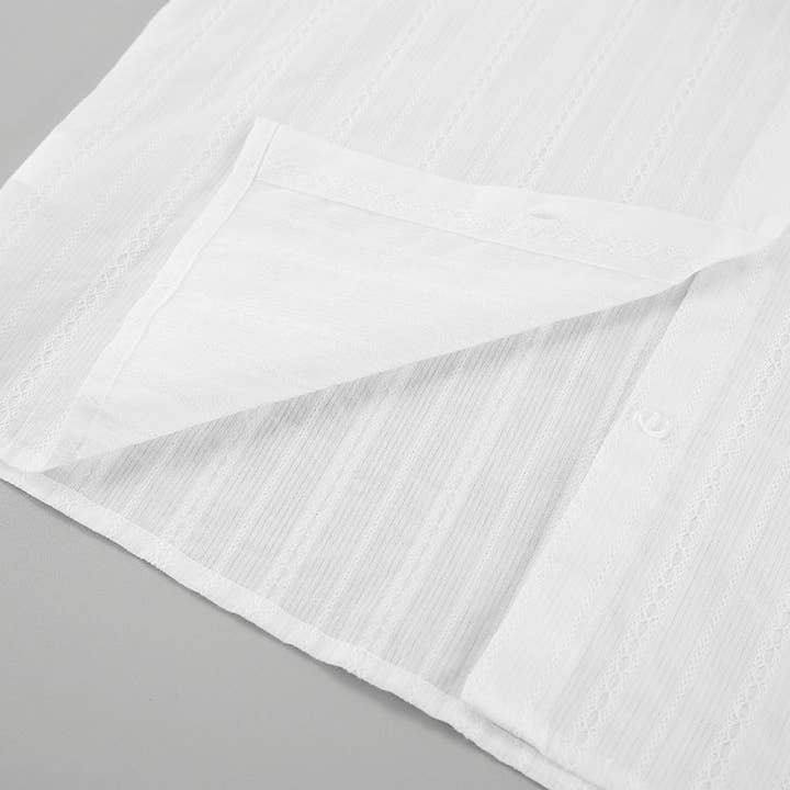 Marayn - Wholesale Button Down Shirt - Women's - French Chic Floral Blouse Autumns Elegant European Style2