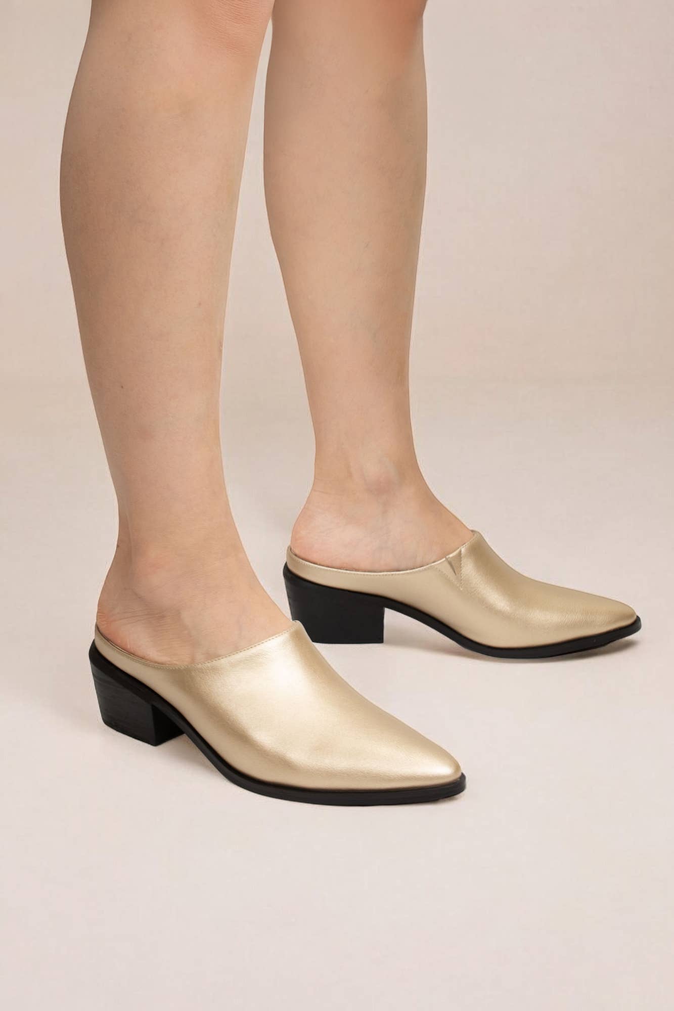 CCOCCI - Wholesale Mules - Women's - CCOCCI MINI PACK | GINA POINTED-TOE BLOCK HEEL MULE19