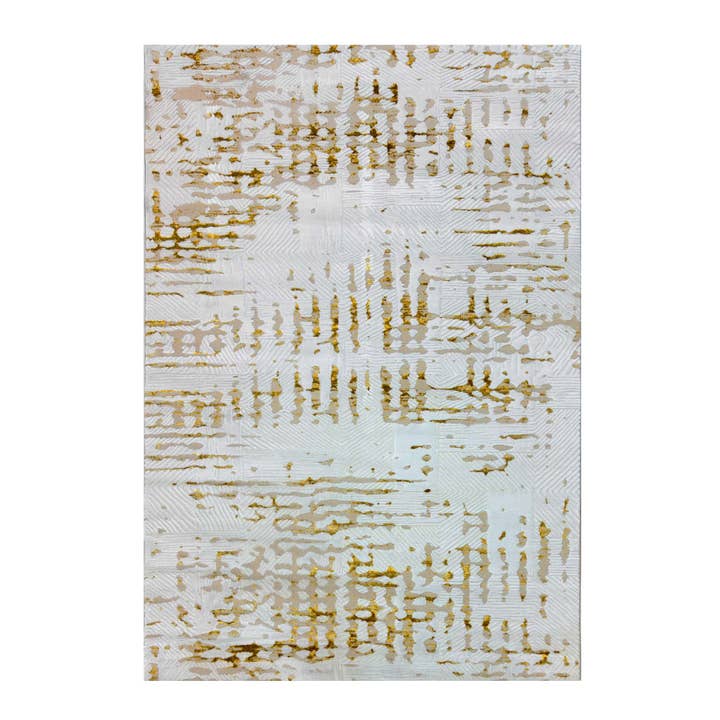 Turkish Area Rug Gamma Premium Collection Gold/Beige 697A for wholesale by Rug Star USA