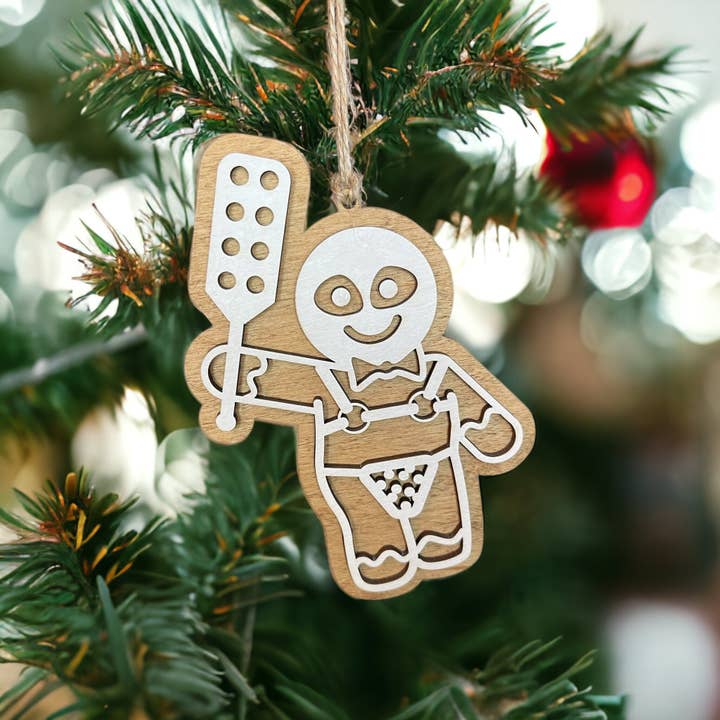BUBBLEHEAD INK - Wholesale Ornament - BDSM Kinky Christmas Ornament | Naughty Christmas Gift for Adults