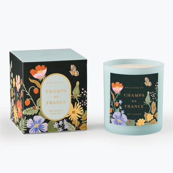 Rifle Paper Co. - Wholesale Jar/Filled Candle - Champs de France Candle