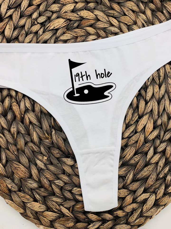 19: e håls stringtrosa, rolig golftrosa för wholesale av Dirty Grove by Hazel Grove Customs