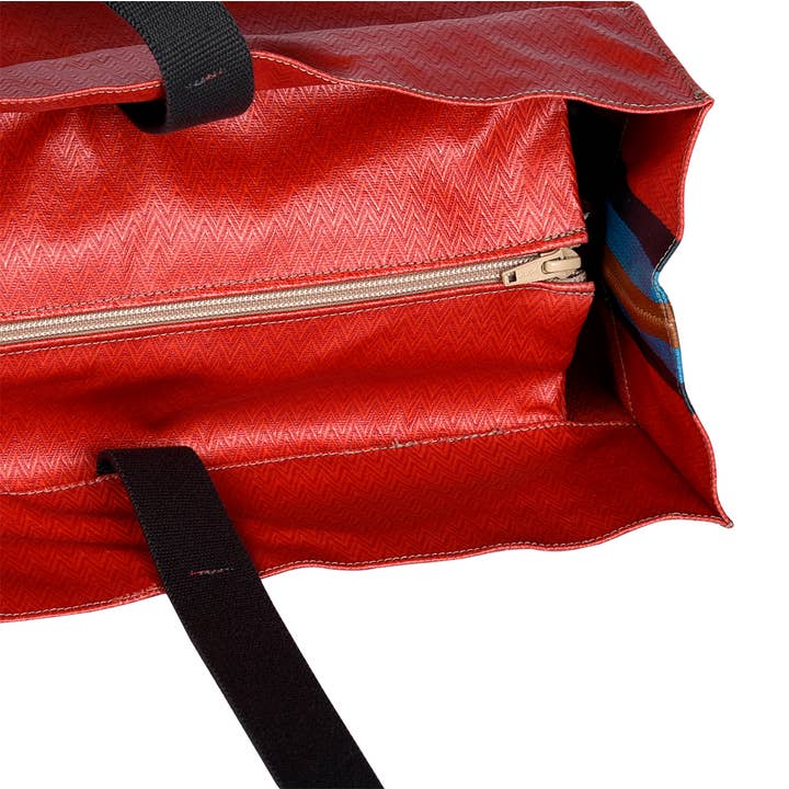 Orange ANIKO NEW BAG CLOSED CHEVRON BRICK 52x16x42cm for wholesale on Faire1