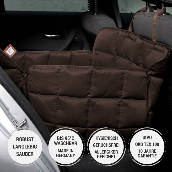 Doctor Bark - Wholesale Pet Carrier - Dog - Doctor Bark 1-seat car cover brown