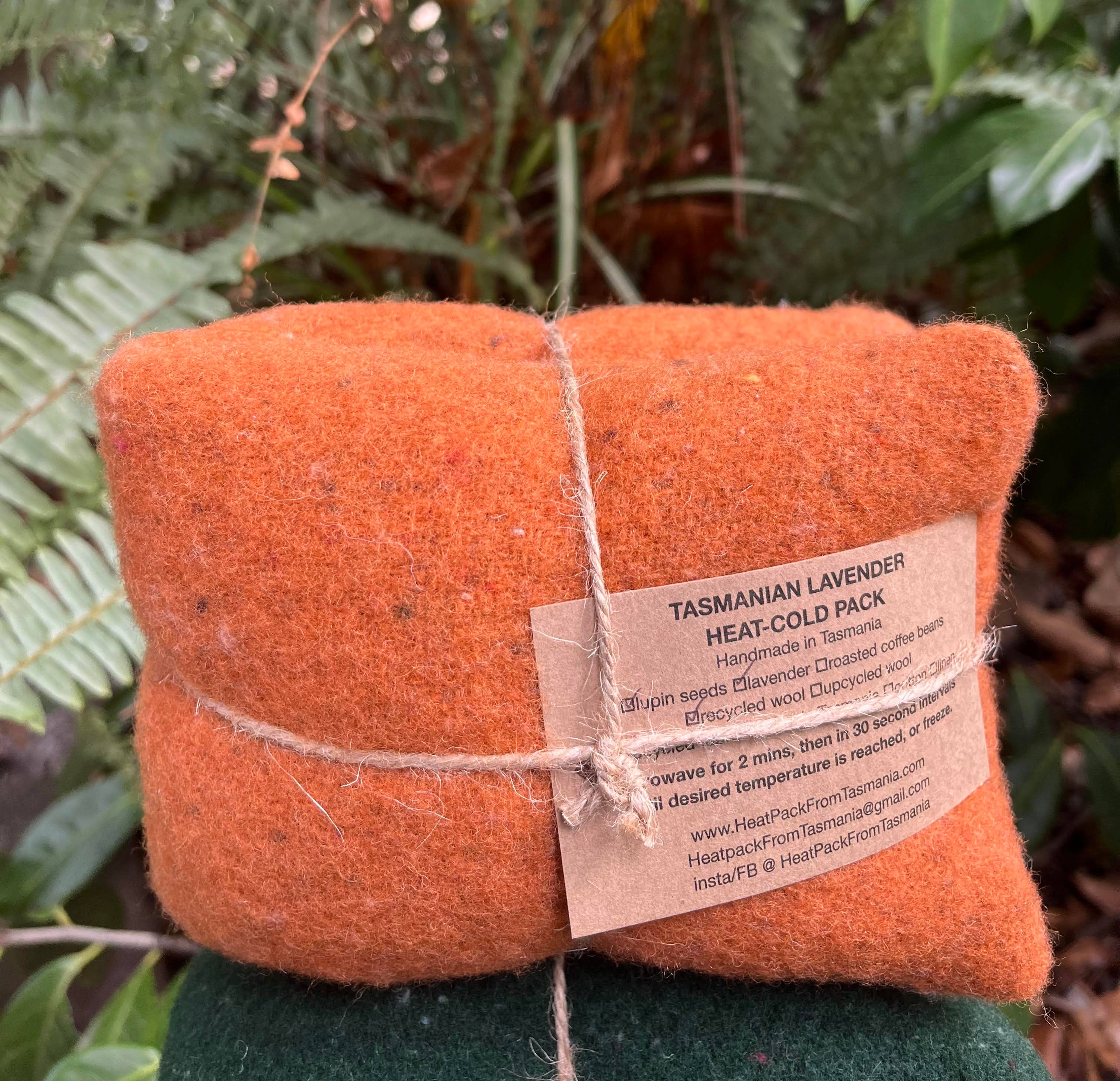 HeatPack From Tasmania – Großhandel Wärme-/Kältekompresse – Wärme-Kälte-Packs aus recycelter Wolle1