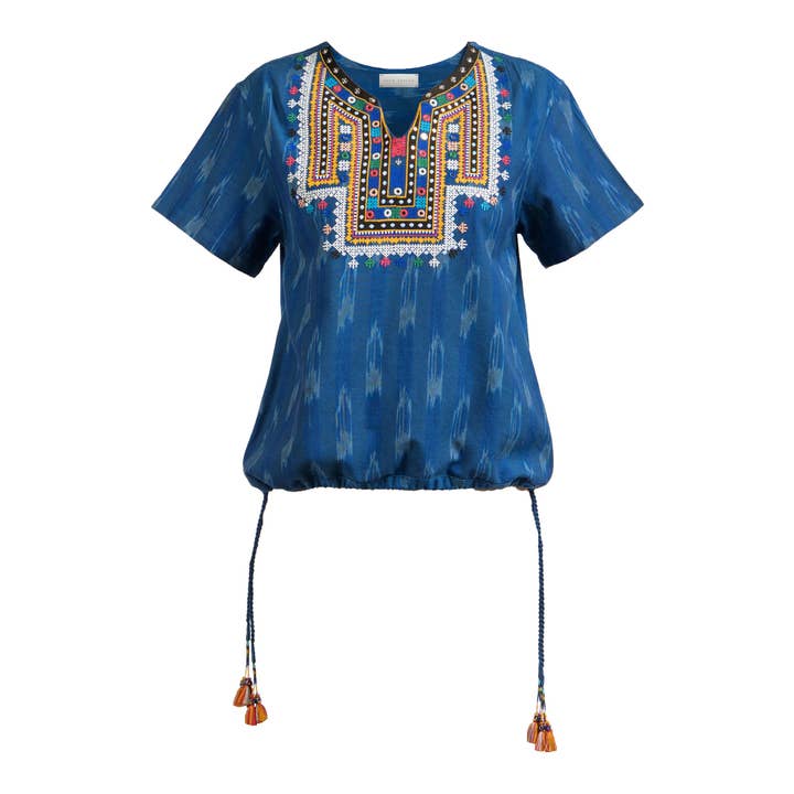 Anne Blouse for wholesale by Souk Indigo