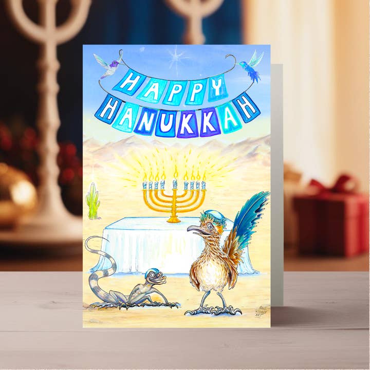 Wilkie Studios - Wholesale Season's Greetings Card - Happy Hanukkah Greeting Card1