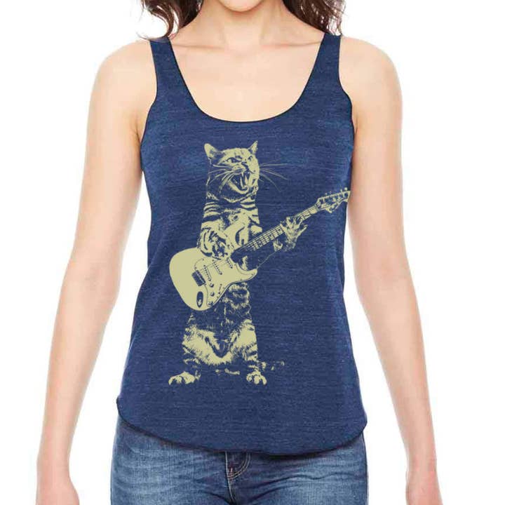 Guitare Roll & Roll, chat pour la vente par MISSION THREAD CLOTHING
