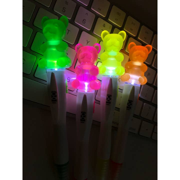 Geddes - Venta al por mayor Marcador fluorescente - Iluminador iluminado de oso gomoso perfumado 24/dsp