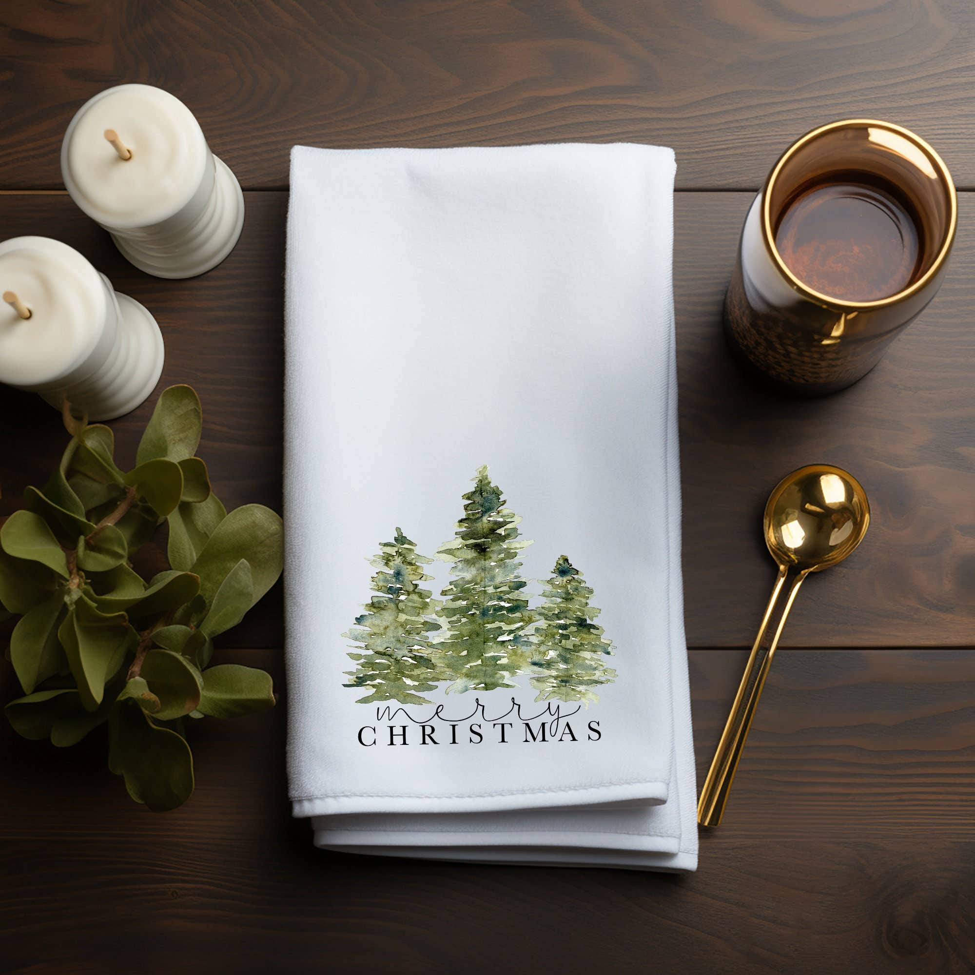 Fernville Creations - Wholesale Hand Towel - Christmas Tree Holiday Hand Towel & Bath/Kitchen Decor4