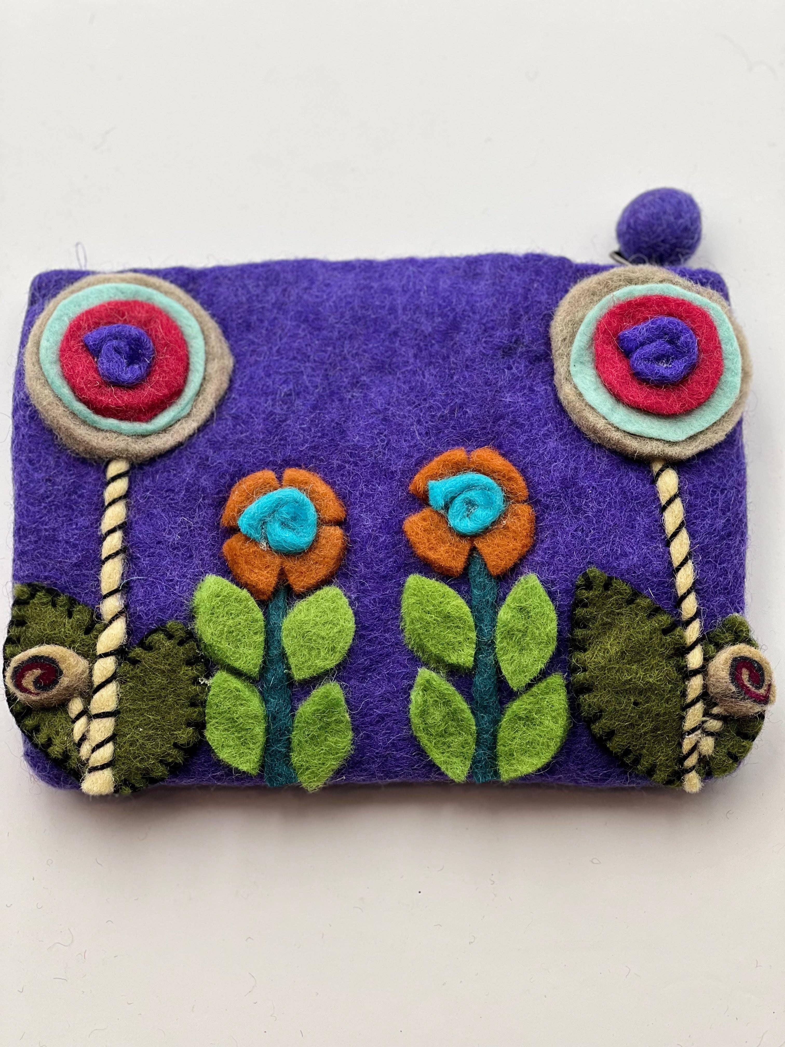 NURBU INC. - Vente Porte-monnaie – femme - Grand sac à main feutré avec laine (CPB12) Lot de 77