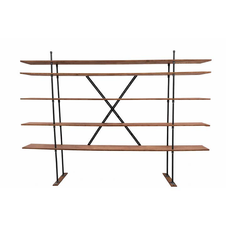 3 Foot Wood + Pipe Industrial Shelving Unit Retail Display for wholesale by Jus Sayin'