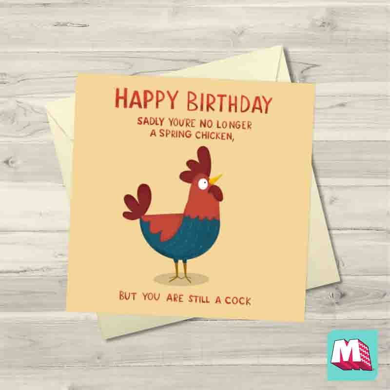 Maktus - Wholesale Birthday Card - Still A Cock0