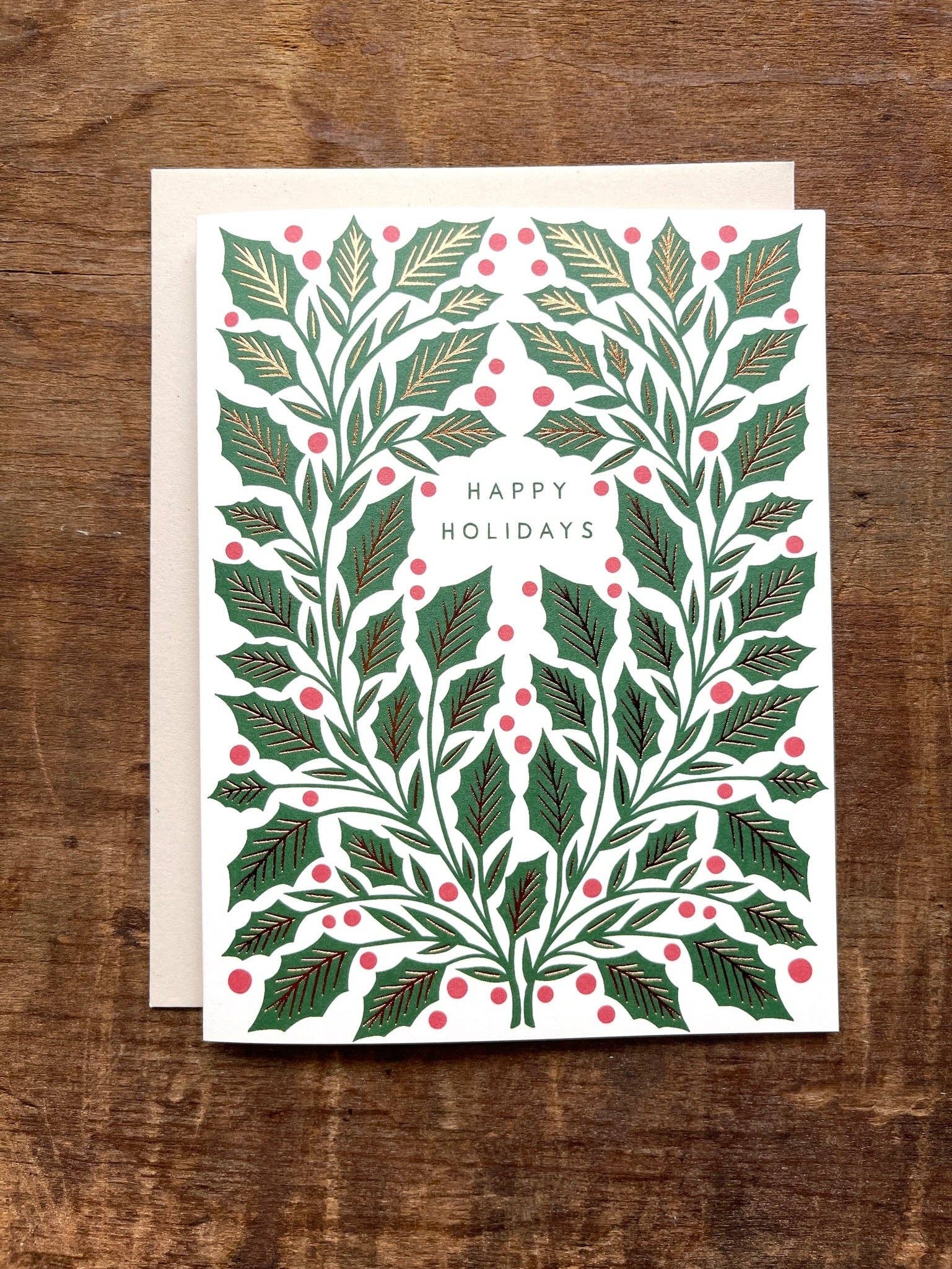 Katharine Watson - Wholesale Everyday Greeting Card - "Happy Holidays," Holiday Card1
