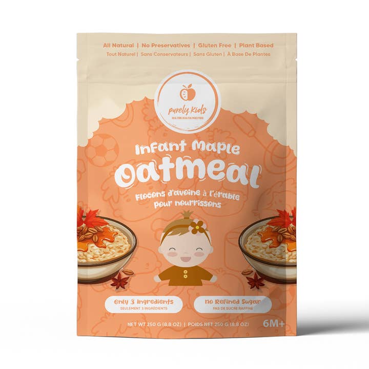 Purely Kids Maple Infant oatmeal for wholesale by Milkfull