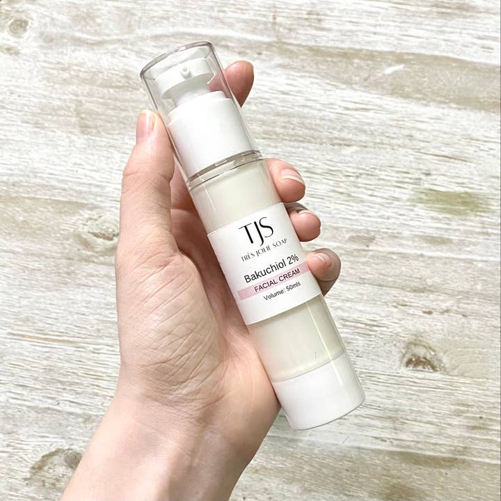 Très Jolie Soap – wholesale Facial moisturiser – Bakuchiol 2% Facial Cream