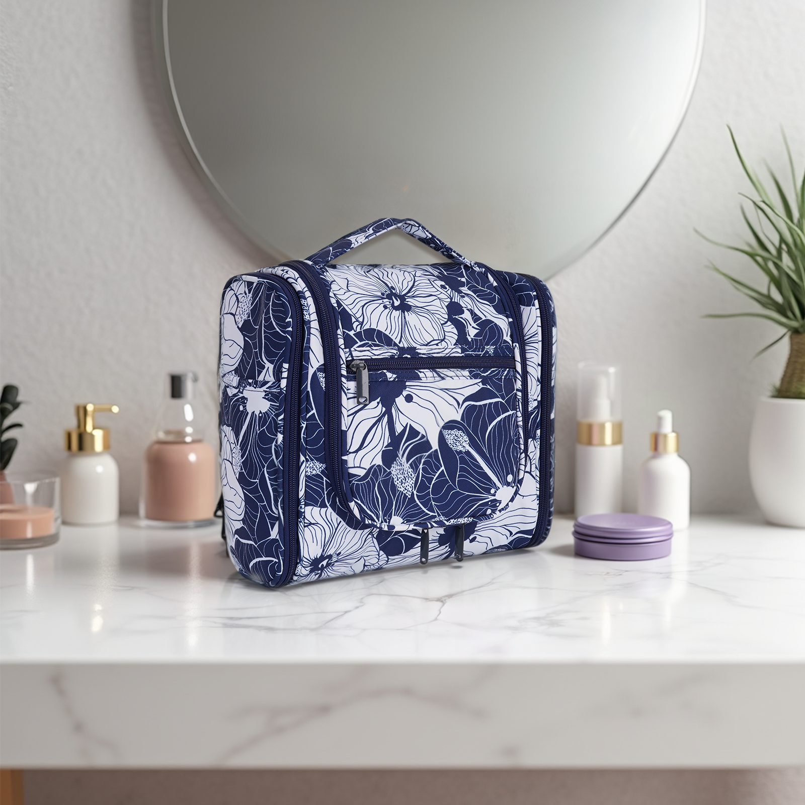 wandf - Wholesale Toiletry bag – women's - NW5126 Travel Toiletry Cosmetic Bag With Handle Women Gift95