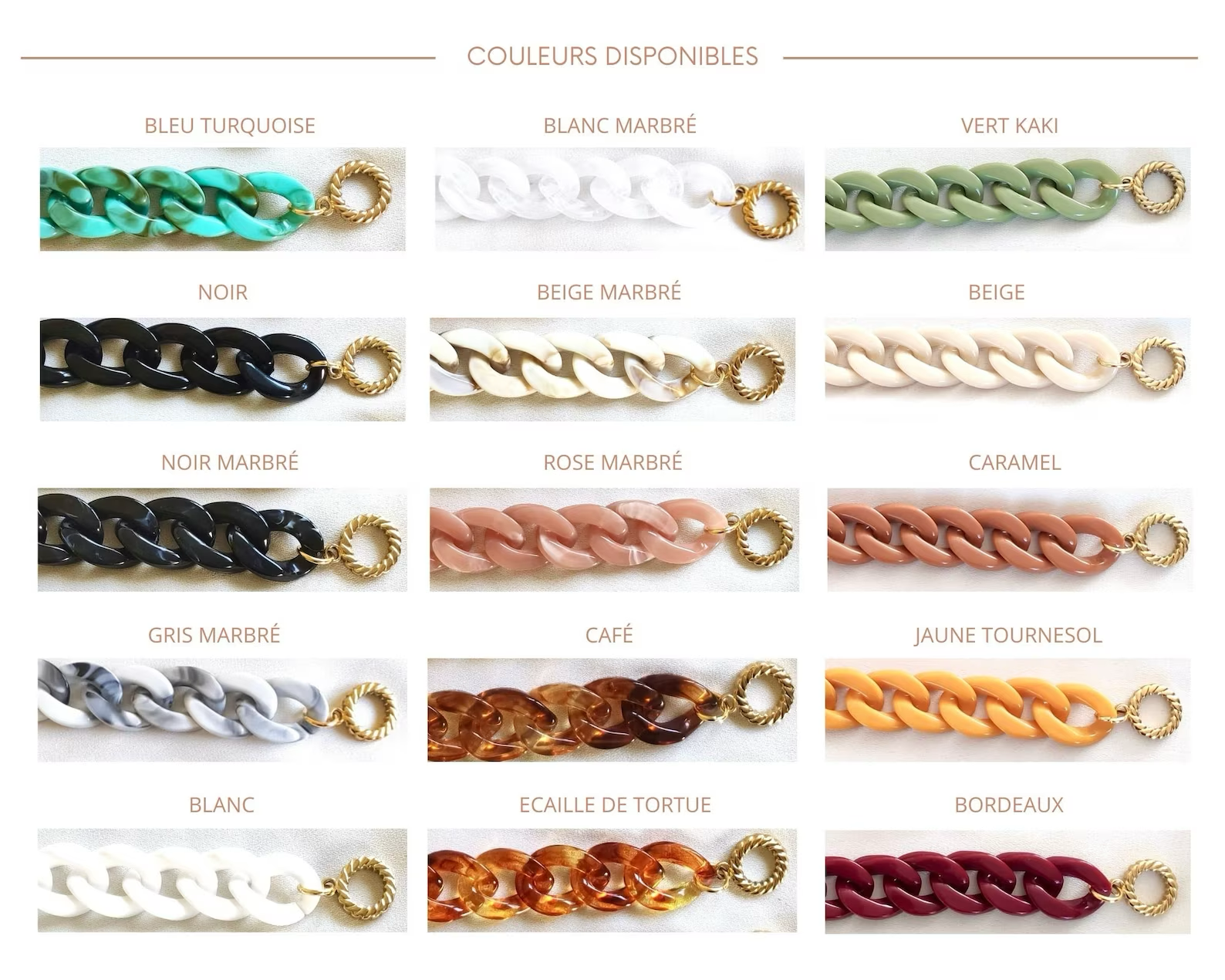 L'Atelier d'Artémis - Wholesale Link & Chain Bracelet - VINTAGE bracelet17