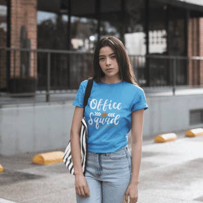 Office Squad katoenen t-shirt voor dames voor wholesale door Wombacart