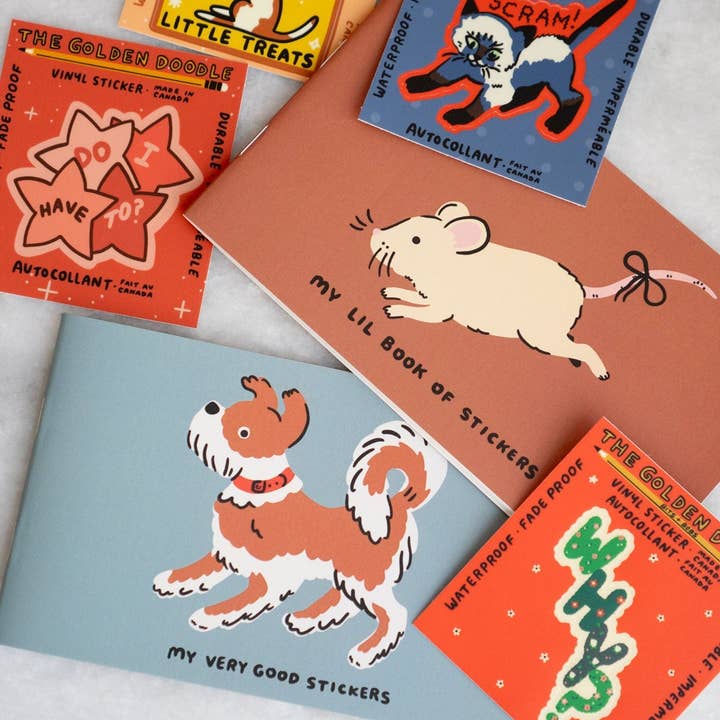 The Golden Doodle - Wholesale Sticker - Kids & Baby - Very Good Dog - Pocket Sticker Book
