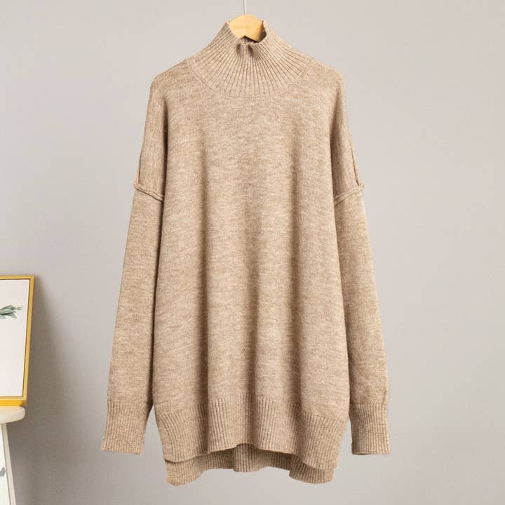 Hope & Sunshine - Wholesale Lounge Set - Women's - Chunky Knit Turtleneck Sweater and Pants Set28