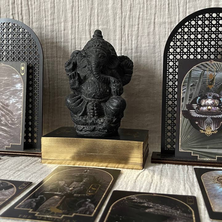 LevietateCo – wholesale Tarot cards – The Emerald Papyrus Tarot Card | Egyptian Symbology & Lore3