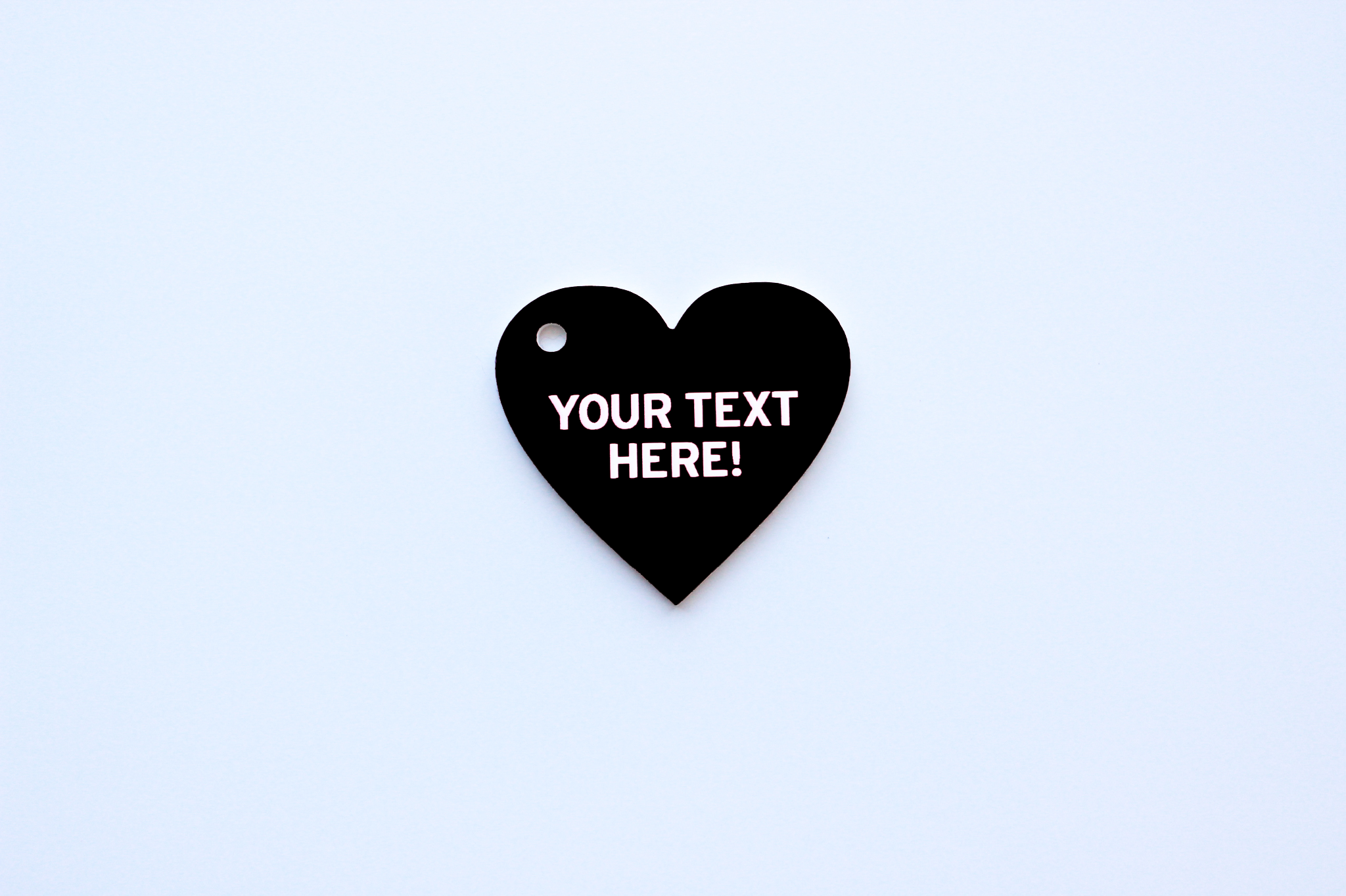 The Laundry Room Shop - Venta al por mayor Llavero - Unisex - Llavero de plástico grabado personalizado personalizable - Corazón2