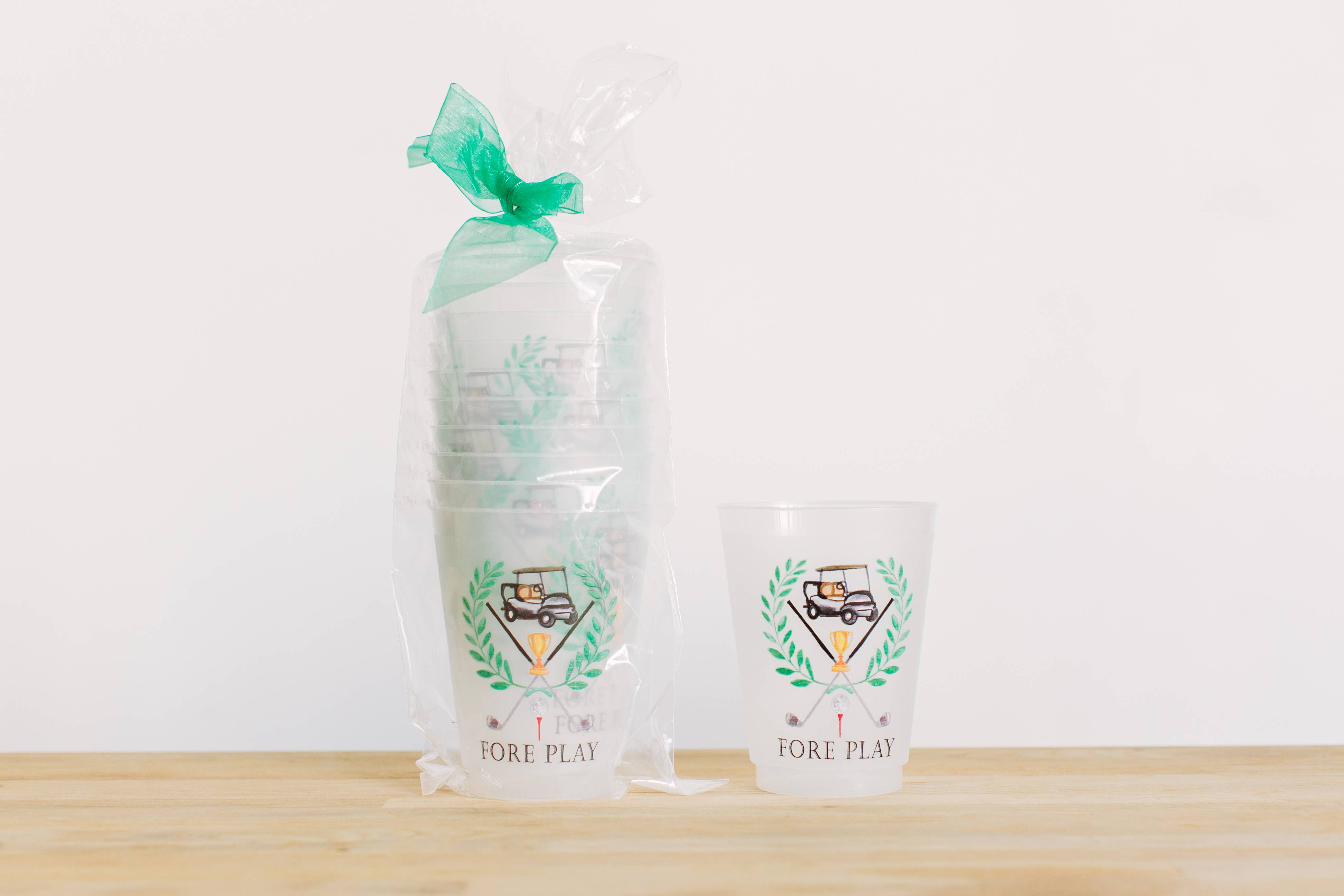 Sip Hip Hooray - Venta al por mayor Taza desechable - Copas esmeriladas Fore Play Golf Masters - Masters2