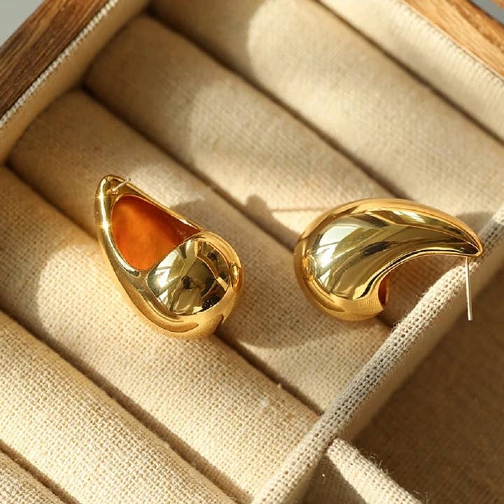 Sahira Jewelry Design - Vente Boucles d'oreilles pendantes - Boucles d'oreilles Raindrop Statement0