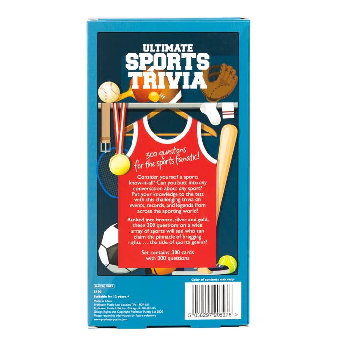 Professor Puzzle USA, Inc. - Wholesale Card Game - Ultimate Sports Trivia1
