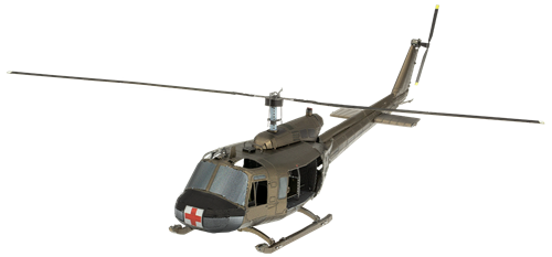 Metal Earth - Wholesale Decorative Tabletop Object - UH-1 Huey Helicopter3