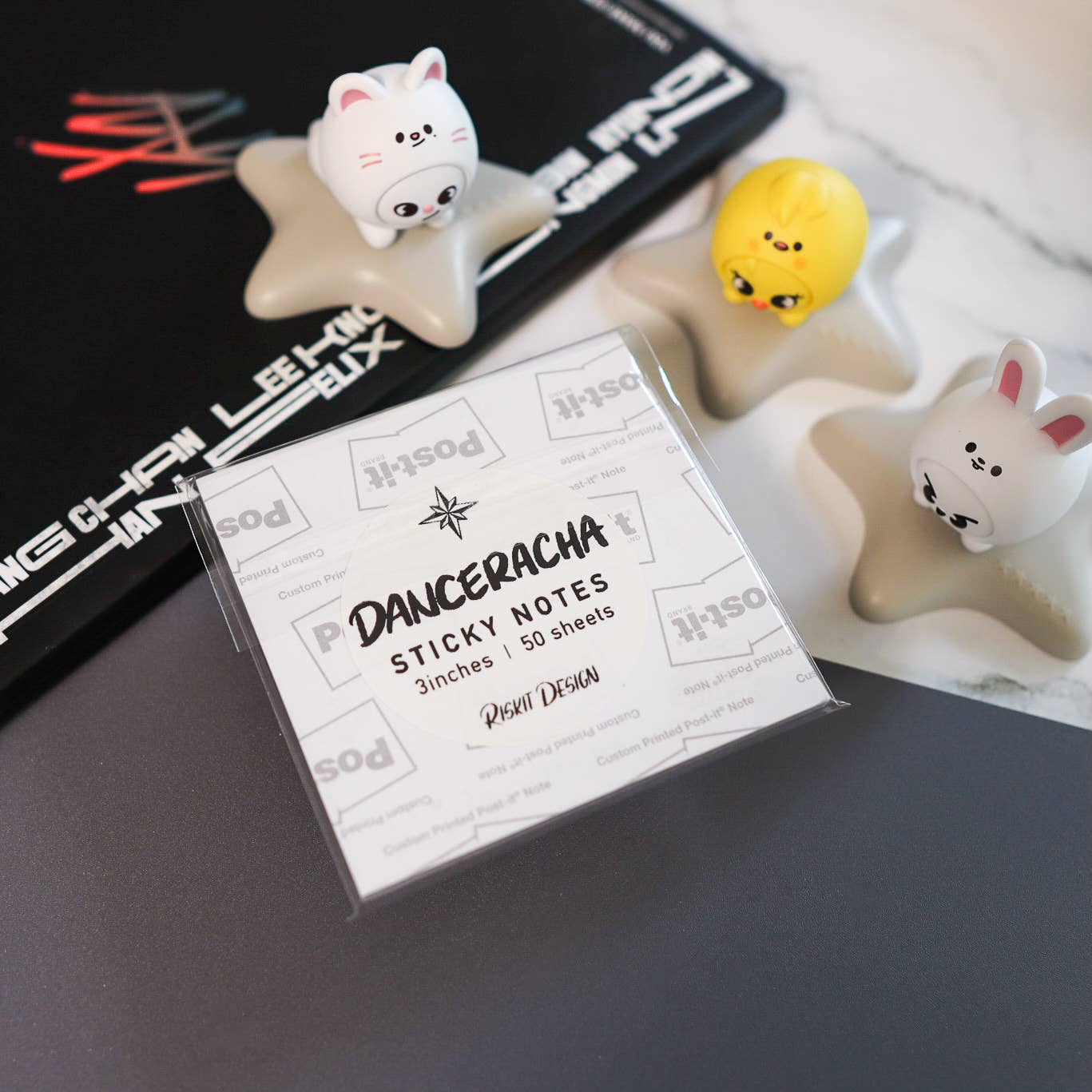 Riskit Design – wholesale Klisterlappar – KPOP Racha Notes klisterlappar (3 motiv)6