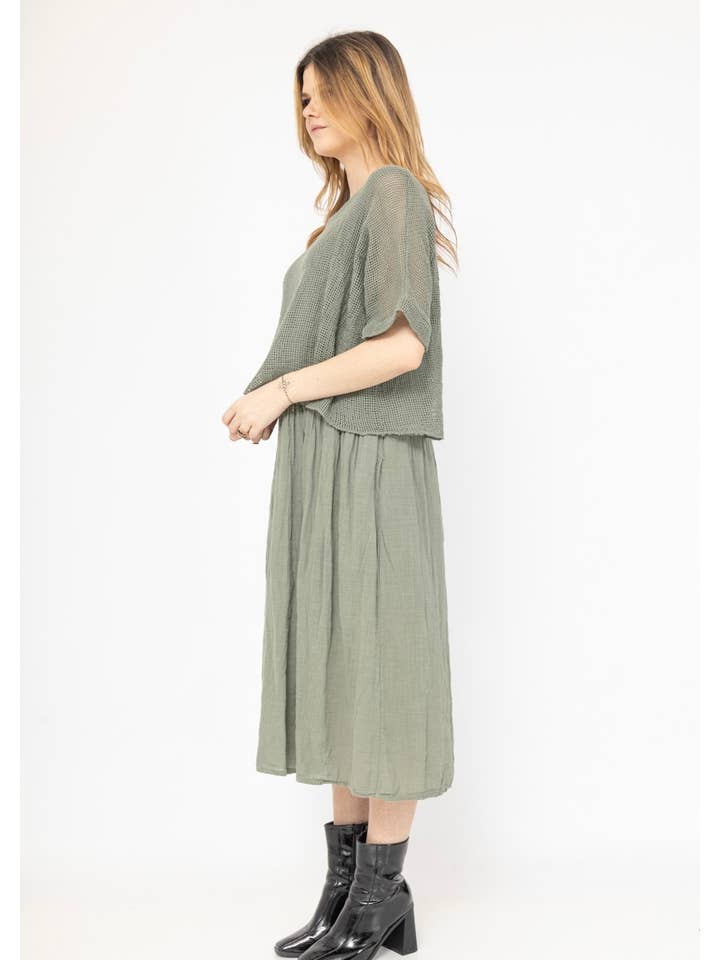 LINEN & COTTON HOUSE – Engroshandel Kjole - Dame – BOMULDSKJOLE 65091 FORÅR SOMMER TØJ33