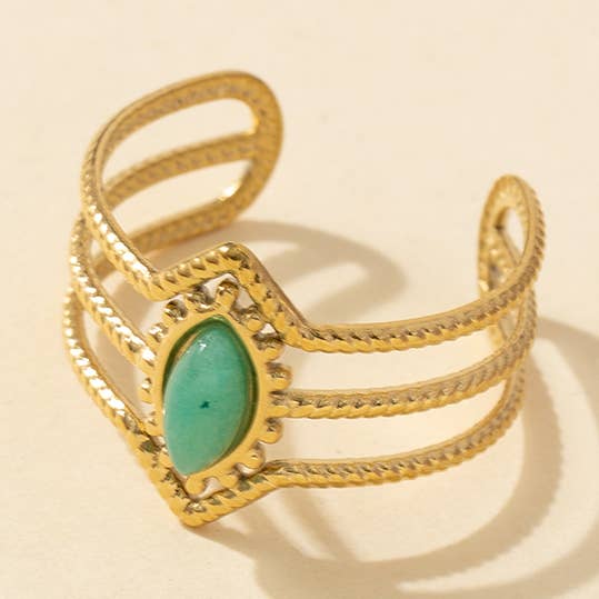 Justerbar ring Rustfrit stål 24BGA052 for engroshandel hos Blossom bijoux