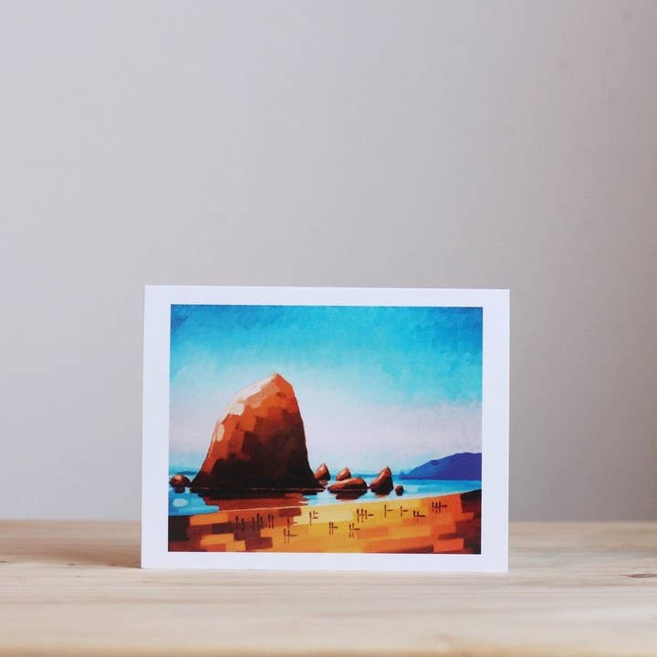 Tarjetas de felicitación de Haystack Rock para venta al por mayor de IamBibby