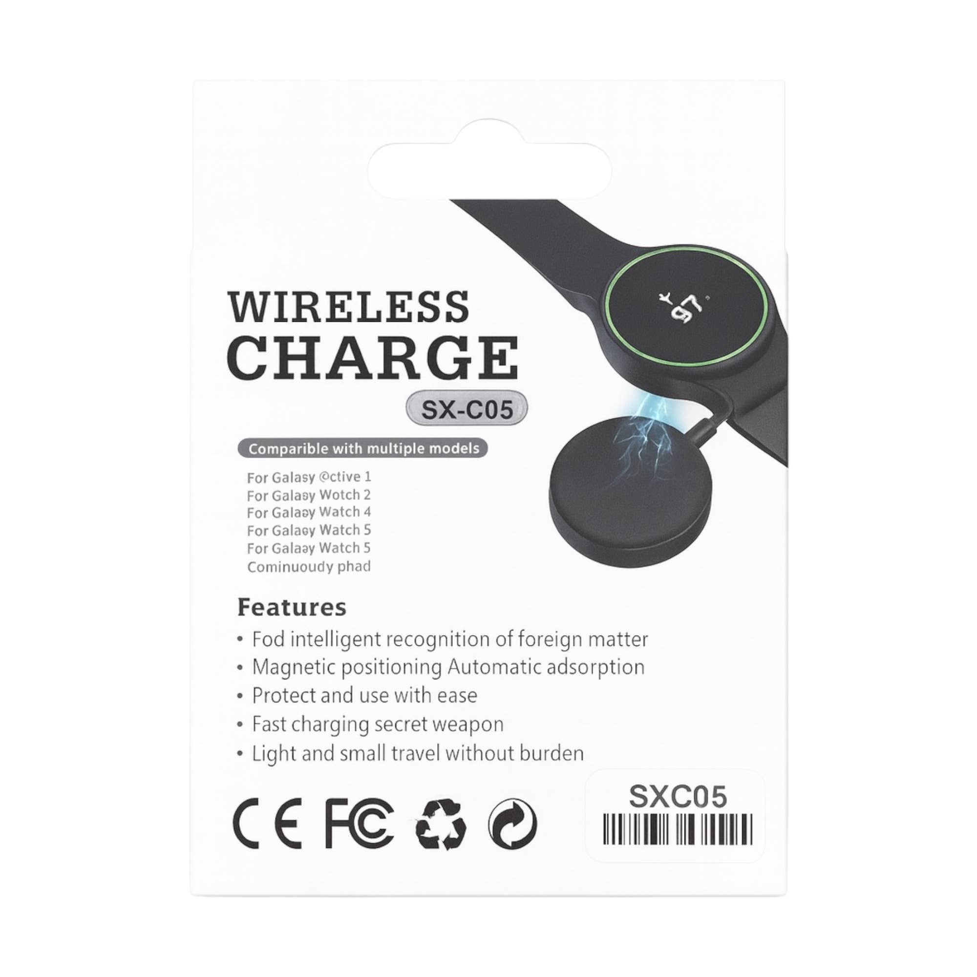 Mighty Wireless – wholesale Laddningskabel – Trådlös snabbladdningskabel 1M för Samsung och smartklocka1