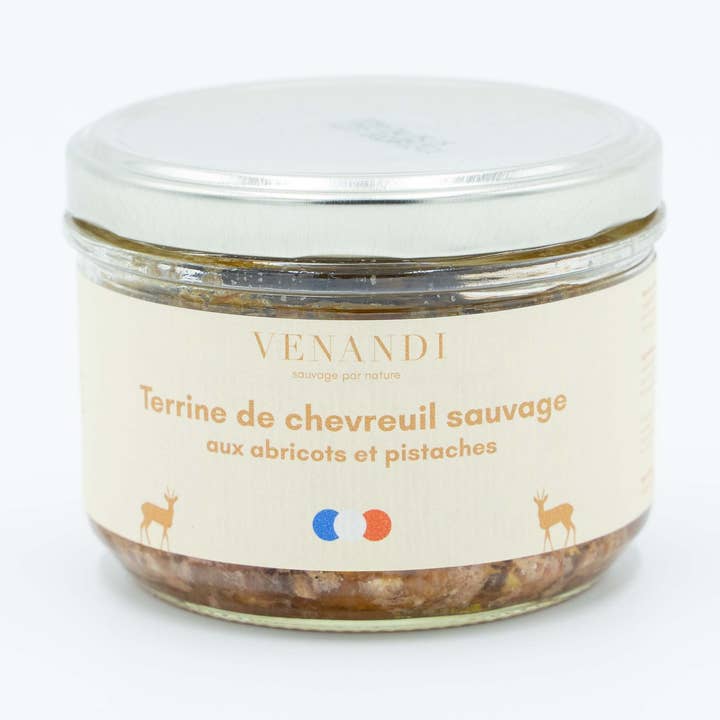 Fransk Wild Deer Terrine med aprikoser och pistaschmandlar för wholesale av Venandi