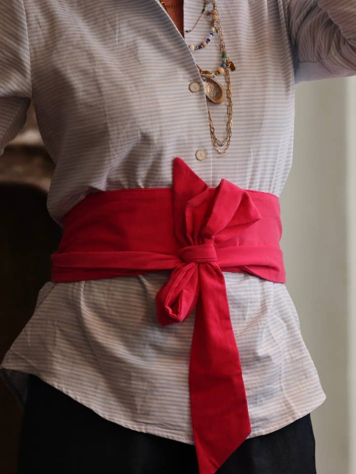 Anita fuchsia rosa milleraies cinto veludo por atacado de Quintessence