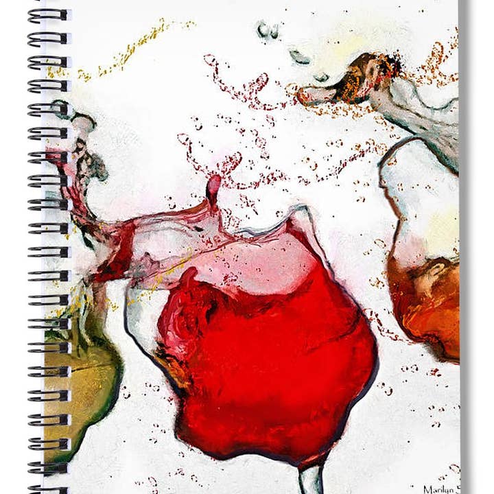 Full Vineyard - Spiral Notebook for wholesale by Drunk Girl Art
