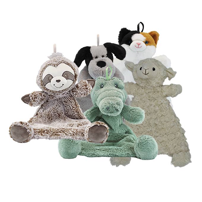 BABY PAPER - Wholesale Crinkle Tag Toy - Baby - Crinkle Cuddler-Sensory Plush Lamb2