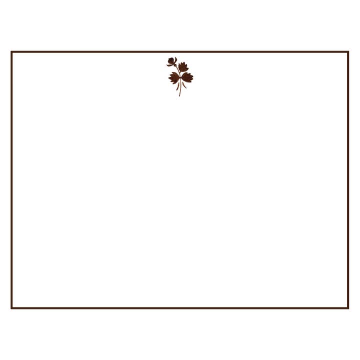 Tea Leaf Notecard Set for wholesale by Cedar Street Stationery