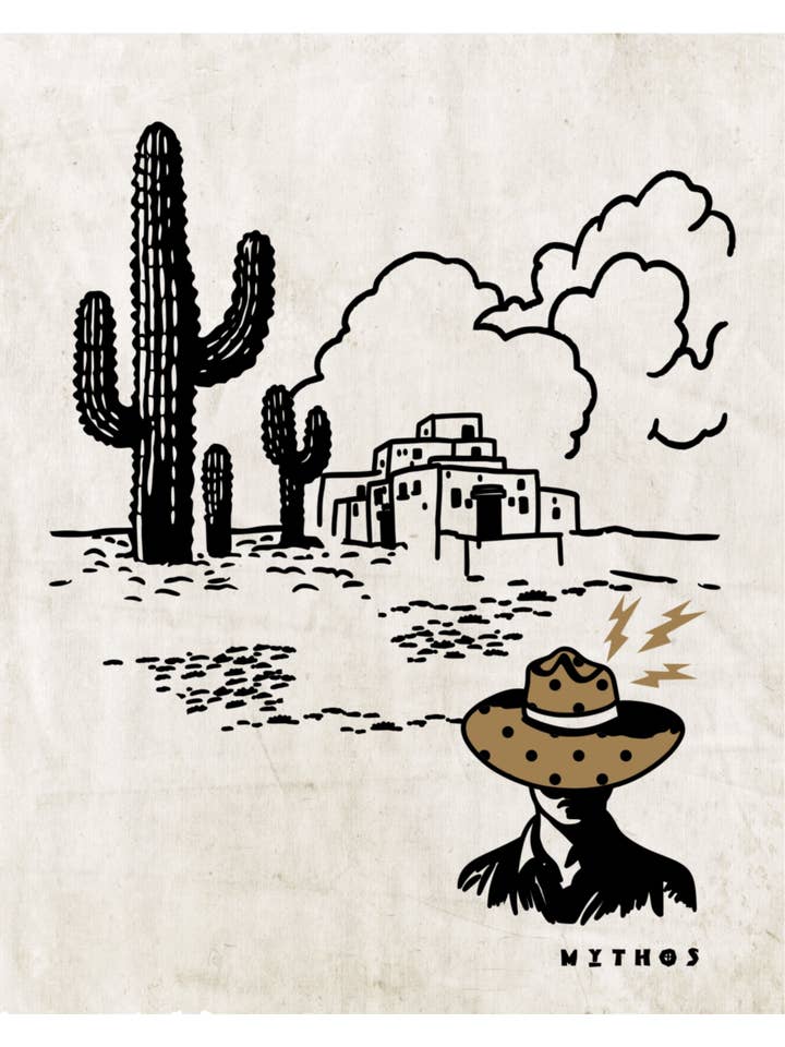 "Desert Thunder" Postcard By Holli Zollinger for wholesale by arteesian