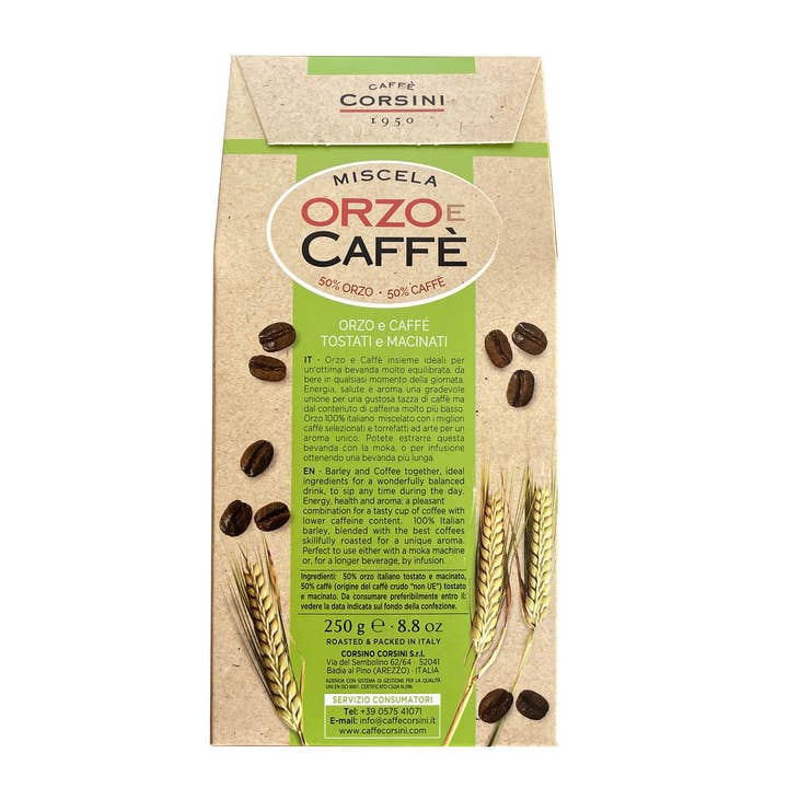Caffè Corsini - Wholesale Instant Coffee/Espresso - Mixture of ground barley and coffee