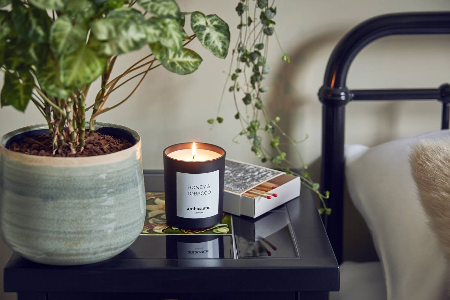 ambustum - Wholesale Jar/Filled Candle - Honey & Tobacco Candle 2